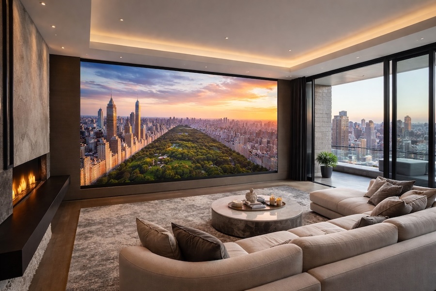 Are Video Walls the Future of Residential Display Design?